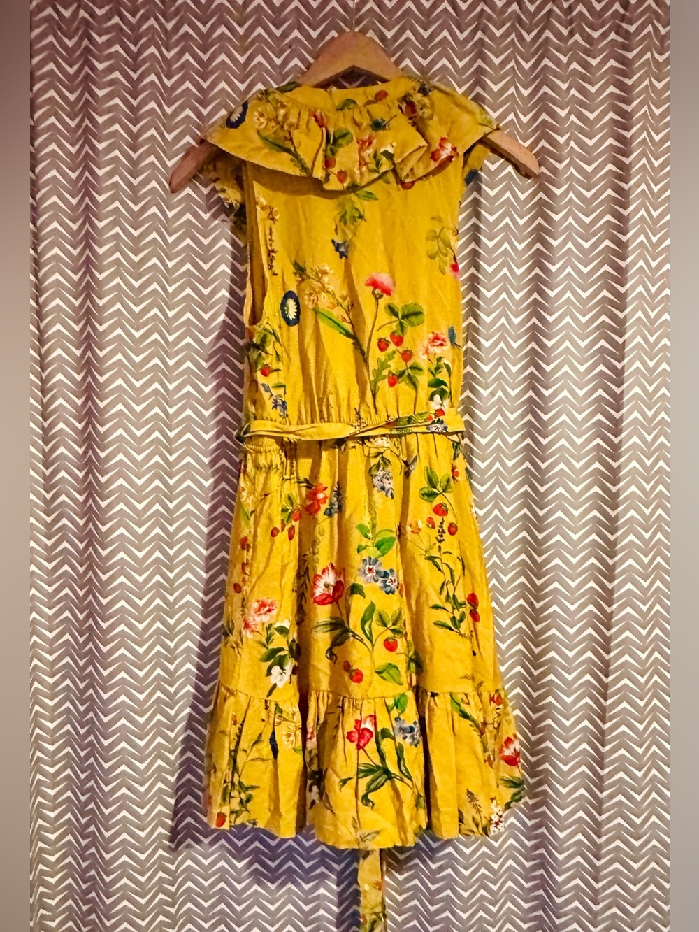 Anthropologie / Maeve | Floral-Wrap Mini Dress, size S - Picture 6 of 9